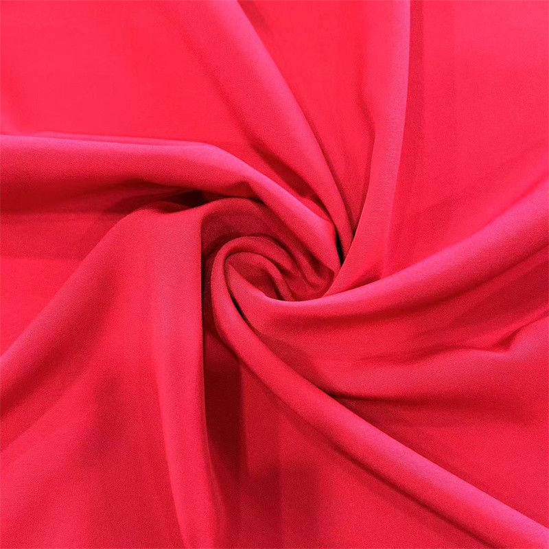 130GSM Soft Feel Ανακυκλωμένο ύφασμα PET 100D 20D 4 οδοι Stretch Plain Polyester Spandex ύφασμα