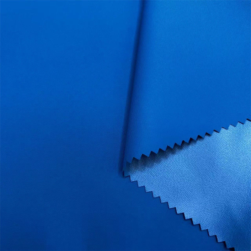 2/2 Blackout Ανακυκλωμένο ύφασμα Twill επικαλυμμένο με ταινία TPU 100% ανακυκλωμένο Poly για την κατασκευή Trench Coats Jackets