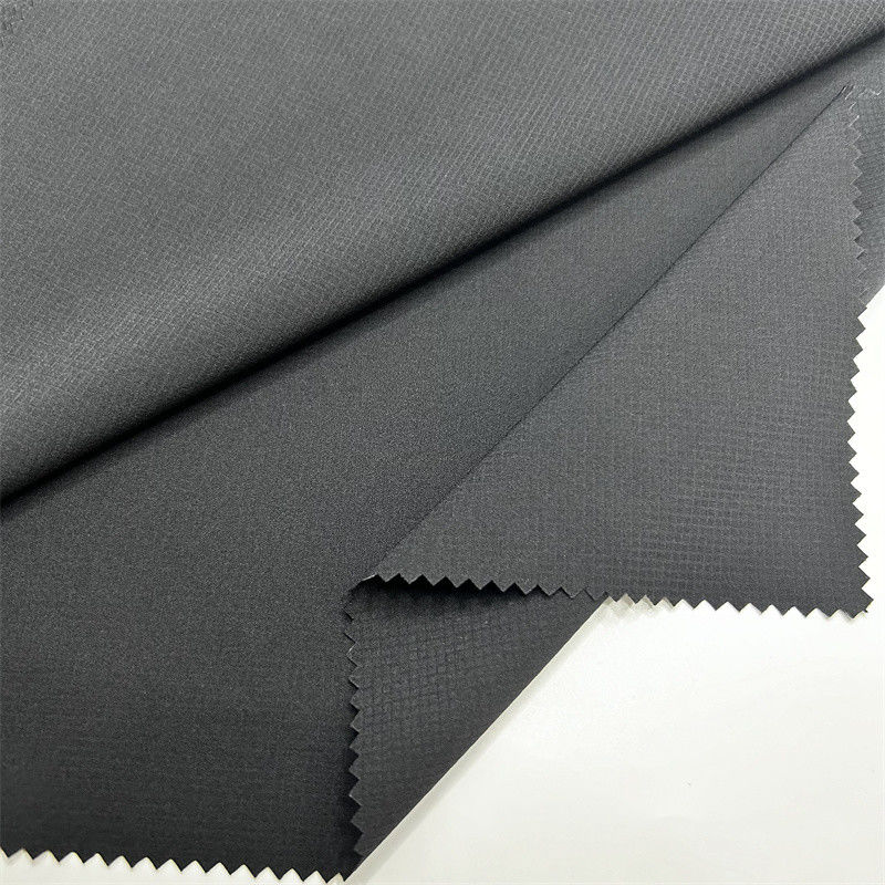 75D Τεσσάρων πλευρών Ελαστικό Πλέιντ Πολυ Spandex ύφασμα 75D+40D*75D+40D 166GSM Κάνετε αθλητικά Casual Jacke