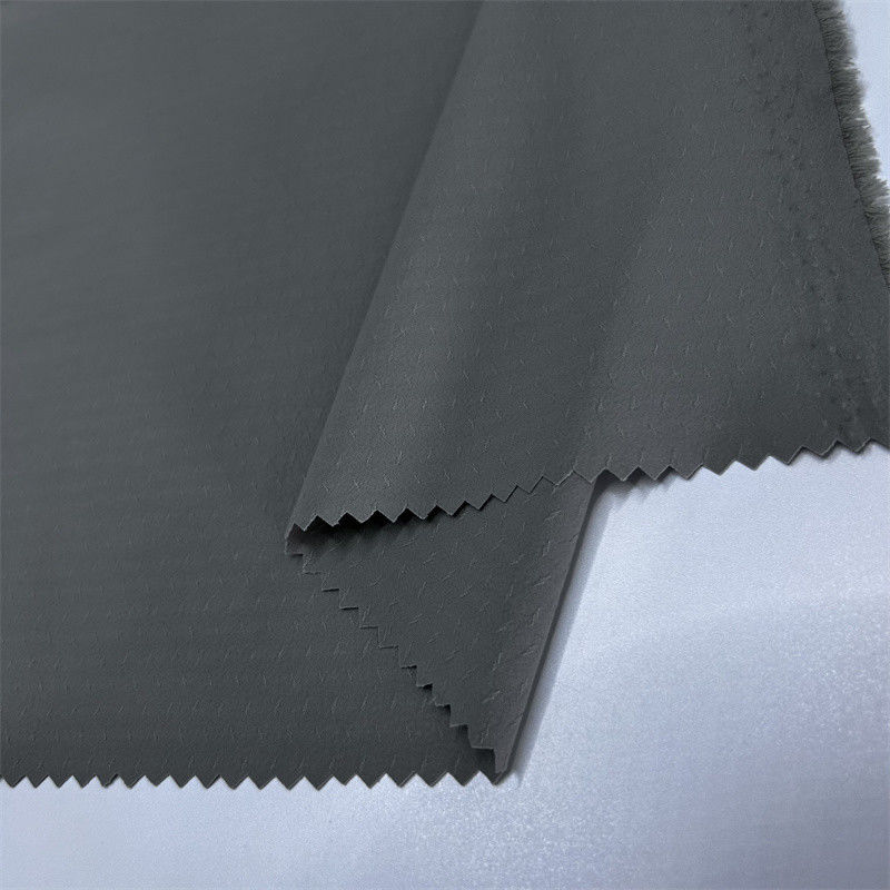 70D+40D*70D+40D Τριδιάστατο φαινόμενο Twill Jacquard για πουκάμισα Νερά μπουφάν